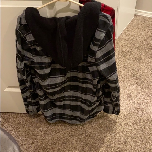 Hooded flannel! - Picture 3 of 3